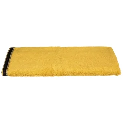Atmosphera Créateur D'Intérieur Serviette de toilette Joia - coton 550 gr/m² - jaune moutarde 50x90 cm - Atmosphera* Serviette De Toilette
