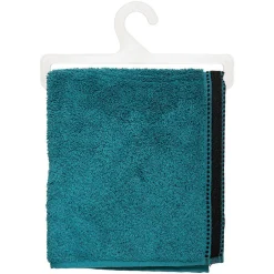 Atmosphera Créateur D'Intérieur Serviette de toilette Joia - coton 550 gr/m² - bleu canard 50x90 cm - Atmosphera* Serviette De Toilette