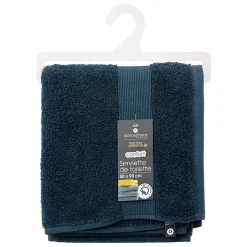 Atmosphera Créateur D'Intérieur Serviette de toilette Praia en coton 50x90cm marron cannelle - Atmosphera
