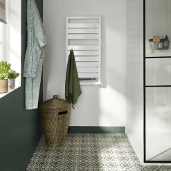 GoodHome Serviette de toilette thé vert Elland 100 x 50 cm* Serviette De Toilette