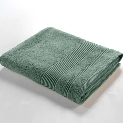 Douceur D'Intérieur Serviette de Toilette unie 50x90 cm - Collection Tendresse - Éponge 500 g,m² - 50 x 90 cm - Orage