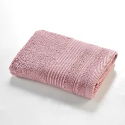 Douceur D'Intérieur Serviette de Toilette 50x90 cm 100% Coton Rose* Serviette De Toilette