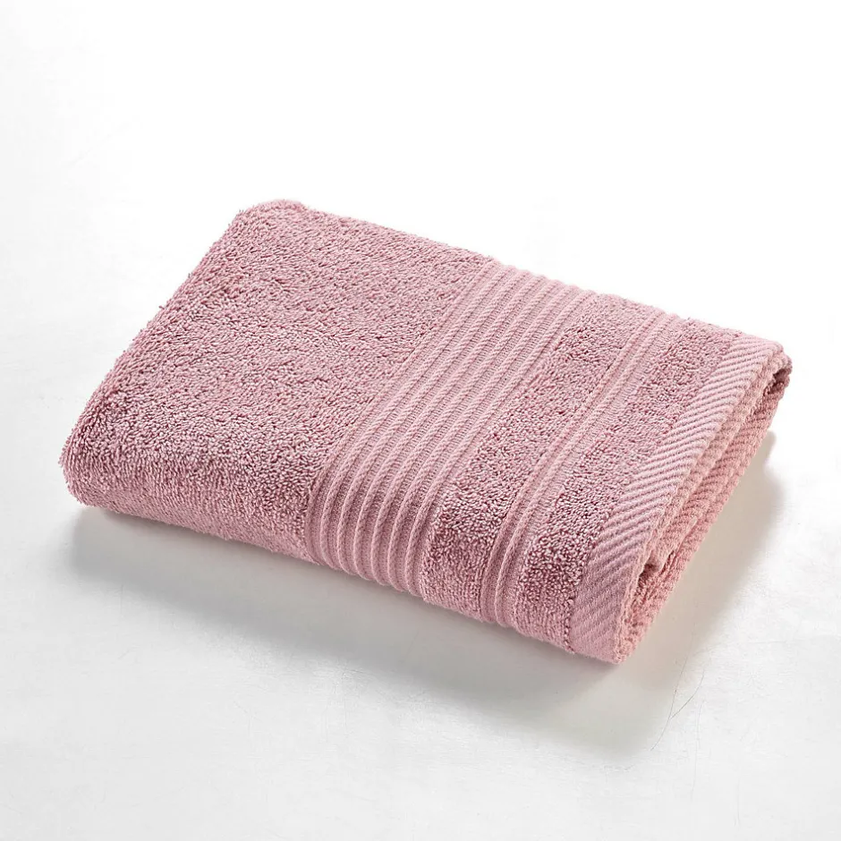 Douceur D'Intérieur Serviette de Toilette 50x90 cm 100% Coton Rose* Serviette De Toilette