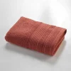 Douceur D'Intérieur Serviette de Toilette 50x90 cm 100% Coton Terracotta
