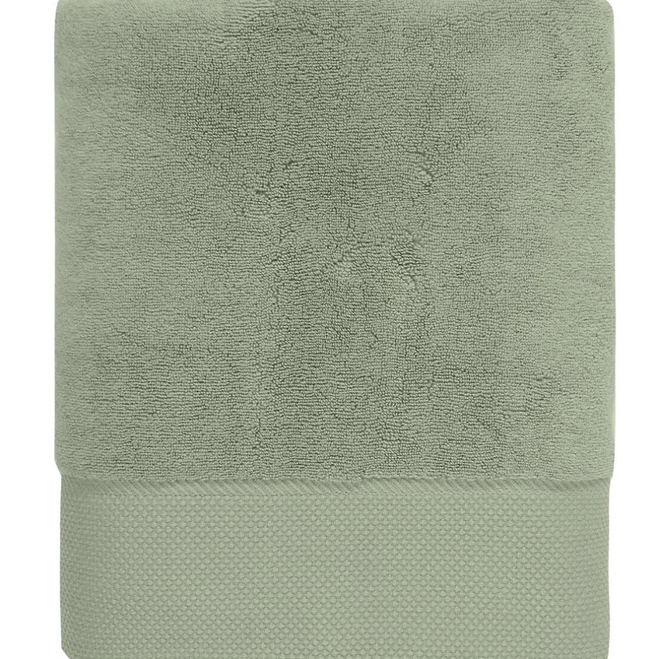 Sensei Maison Serviette de toilette Zéro Twist 560 g/m² Sauge 50x100 cm SENSOFT* Serviette De Toilette