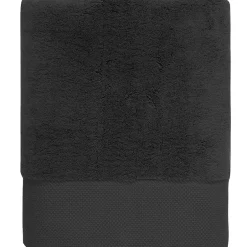 Sensei Maison Serviette de toilette Zéro Twist 560 g/m² Noir 50x100 cm SENSOFT* Serviette De Toilette