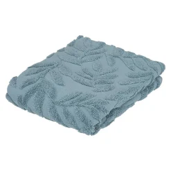 Atmosphera Créateur D'Intérieur Serviette de toillette Cisel - coton - bleu - 30x50 cm - Atmosphera* Serviette De Toilette