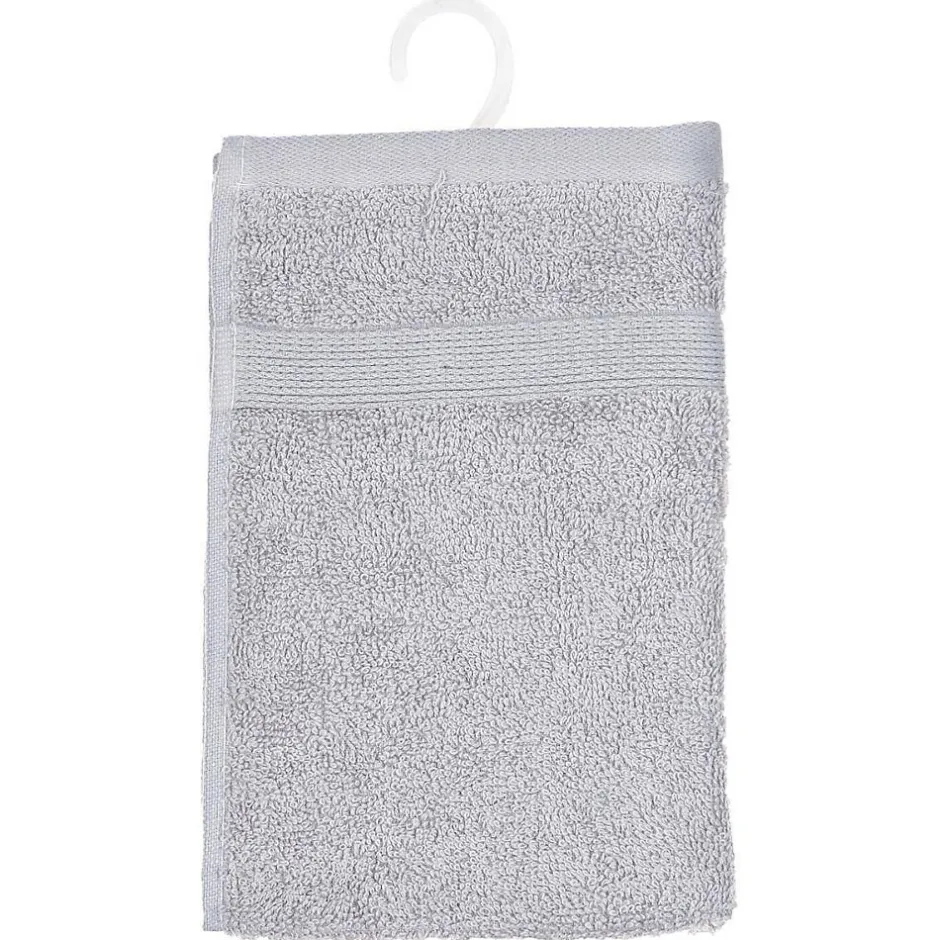 Atmosphera Créateur D'Intérieur Serviette invité Essentiel - coton 450 gr/m² - gris taupe 30x50 cm - Atmosphera