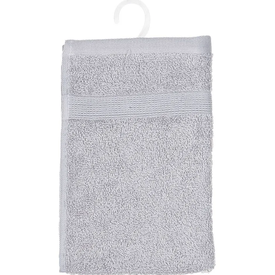 Atmosphera Créateur D'Intérieur Serviette invité Essentiel - coton 450 gr/m² - gris taupe 30x50 cm - Atmosphera