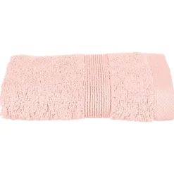 Atmosphera Créateur D'Intérieur Serviette invité Essentiel - coton 450 gr/m² - rose 30x50 cm - Atmosphera