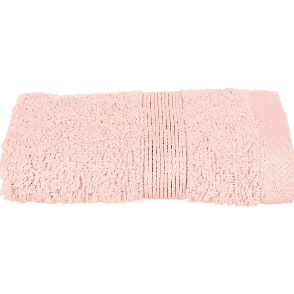 Atmosphera Créateur D'Intérieur Serviette invité Essentiel - coton 450 gr/m² - rose 30x50 cm - Atmosphera