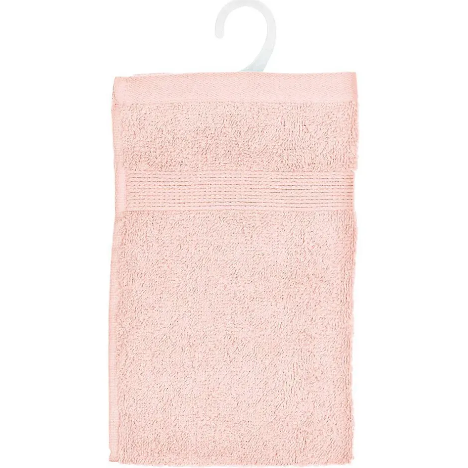 Atmosphera Créateur D'Intérieur Serviette invité Essentiel - coton 450 gr/m² - rose 30x50 cm - Atmosphera