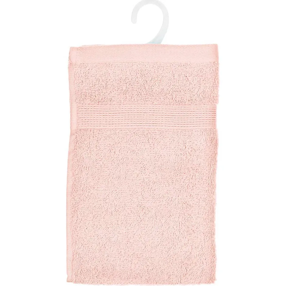 Atmosphera Créateur D'Intérieur Serviette invité Essentiel - coton 450 gr/m² - rose 30x50 cm - Atmosphera