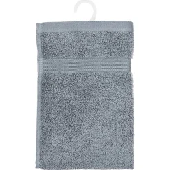 Atmosphera Créateur D'Intérieur Serviette invité Essentiel - coton 450 gr/m² - gris anthracite 30x50 cm - Atmosphera