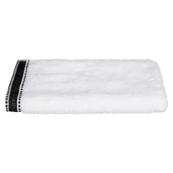 Atmosphera Créateur D'Intérieur Serviette invité Joia - coton 550 gr/m² - blanc 30x50 cm - Atmosphera* Serviette De Toilette
