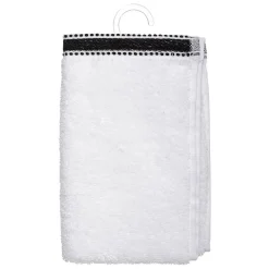 Atmosphera Créateur D'Intérieur Serviette invité Joia - coton 550 gr/m² - blanc 30x50 cm - Atmosphera* Serviette De Toilette