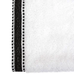 Atmosphera Créateur D'Intérieur Serviette invité Joia - coton 550 gr/m² - blanc 30x50 cm - Atmosphera* Serviette De Toilette