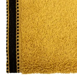 Atmosphera Créateur D'Intérieur Serviette invité Joia - coton 550 gr/m² - jaune moutarde 30x50 cm - Atmosphera* Serviette De Toilette