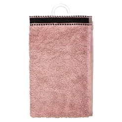 Atmosphera Créateur D'Intérieur Serviette invité Joia - coton 550 gr/m² - rose 30x50 cm - Atmosphera
