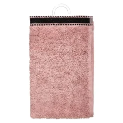 Atmosphera Créateur D'Intérieur Serviette invité Joia - coton 550 gr/m² - rose 30x50 cm - Atmosphera