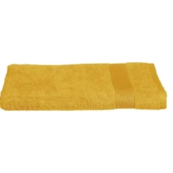 Eden Serviette ou drap de bain 100 x 150 cm Couleur moderne ocre* Serviette De Toilette