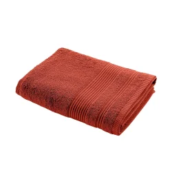 Eden Serviette ou drap de douche 70 x 130 cm Tendresse marsala