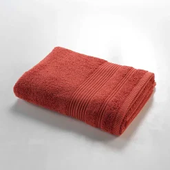 Eden Serviette ou drap de douche 70 x 130 cm Tendresse terracotta