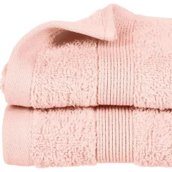 Eden Serviette ou drap de douche 70 x 130 cm Couleur moderne rose