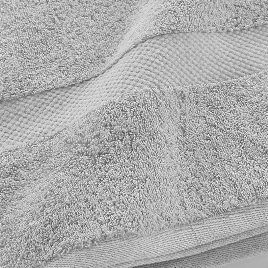 Eden Serviette ou drap de douche 70 x 130 cm Elegante gris perle