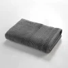 Eden Serviette ou drap de douche 70 x 130 cm Tendresse anthracite* Serviette De Toilette