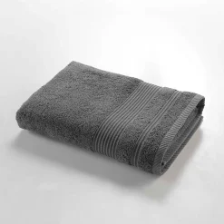 Eden Serviette ou drap de douche 70 x 130 cm Tendresse anthracite* Serviette De Toilette