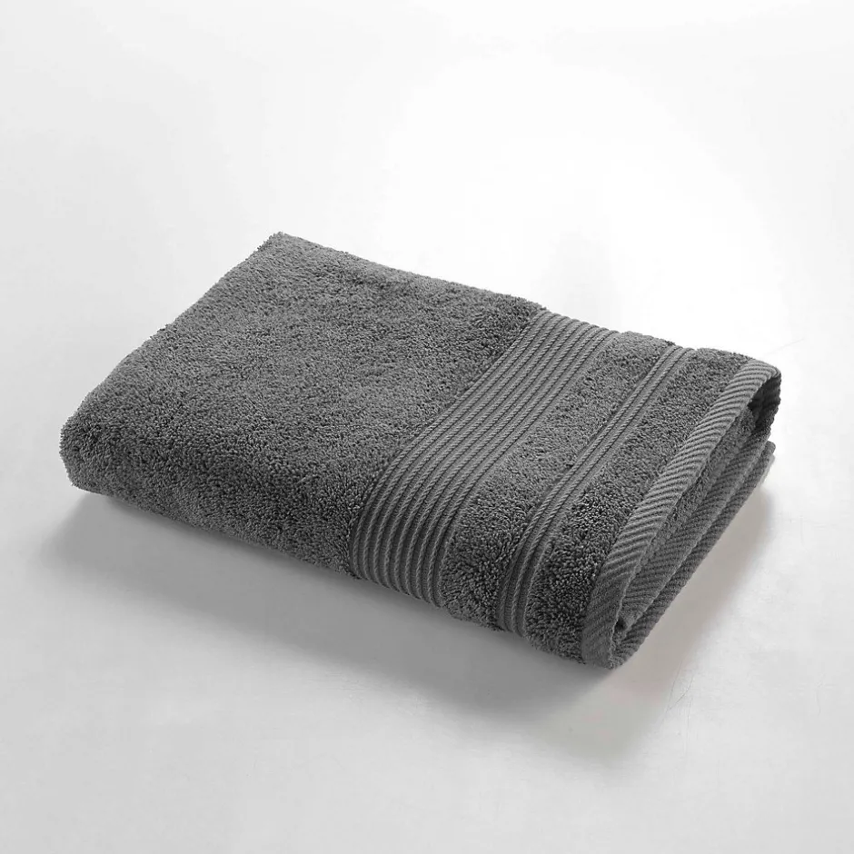 Eden Serviette ou drap de douche 70 x 130 cm Tendresse anthracite* Serviette De Toilette