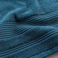 Eden Serviette ou drap de douche 70 x 130 cm Tendresse bleu saphir