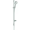 Hansgrohe Set de douche 120 3jet avec barre Unica'S puro 90 cm et porte-savon chromé Raindance Select E* Pommeau De Douche, Flexible Et Barre De Douche
