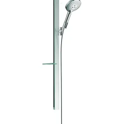 Hansgrohe Set de douche 120 3jet avec barre Unica'E 90 cm et porte-savon chromé Raindance Select S* Pommeau De Douche, Flexible Et Barre De Douche