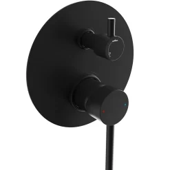 Lomazoo Set de douche encastré Telesto noir