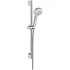 Hansgrohe Set de douche MyClub Vario EcoSmart Set 65, blanc/chromé* Colonne De Douche Sans Robinetterie