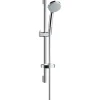 Hansgrohe Set de douche Vario EcoSmart avec barre Unica'C 65 cm et porte-savon chromé Croma 100