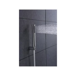 Imex Products Set douche en laiton et zamak chrome avec tuyau PVC 180 cm et douchette ronde* Colonne De Douche Encastrable