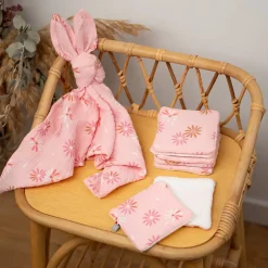 Sevira Kids Lingettes bébé lavables 8 pièces Rosella