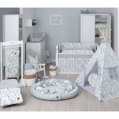 Sevira Kids Lingettes bébé lavables 8 pièces Eucalyptus