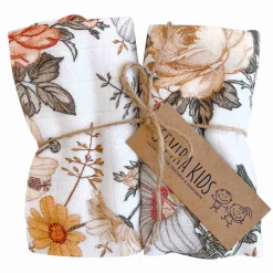 Sevira Kids Lot de 2 langes en viscose de bambou Néo Vintage* Serviette De Toilette