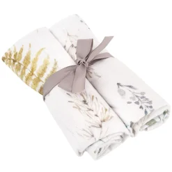 Sevira Kids Lot de 2 langes en bambou NATURA