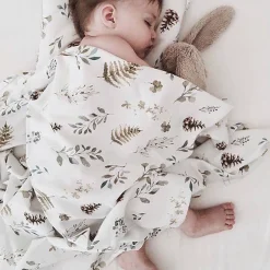 Sevira Kids Lot de 2 langes en bambou NATURA