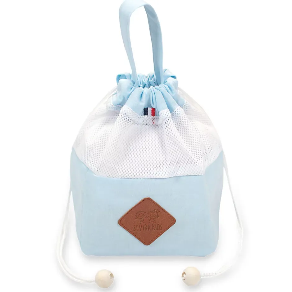 Sevira Kids Pochon distributeur et ses 8 lingettes lavables Jeanne* Serviette De Toilette
