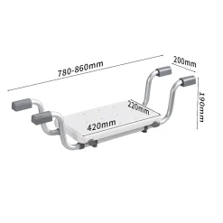 Dileci Siège de baignoire PMR adaptatif en largeur -