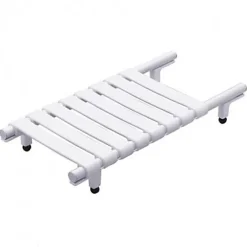 Godonnier siège de bain en aluminium blanche extensible de 484 à 640 mm