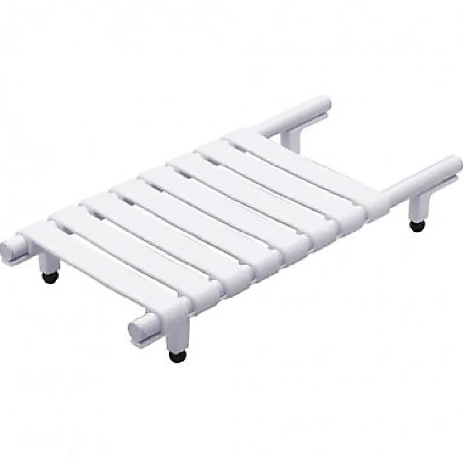 Godonnier siège de bain en aluminium blanche extensible de 484 à 640 mm
