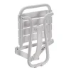Godonnier Siège de douche en aluminium blanc charge maximale 225 kg