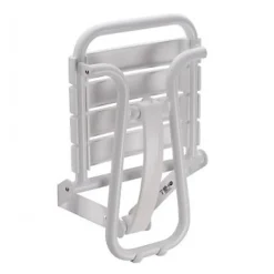 Godonnier Siège de douche en aluminium blanc charge maximale 225 kg